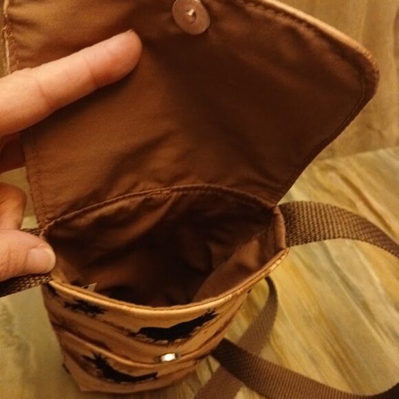 New Western Mini Pouch Sling Travel Bag Crossbody Deer Elk Tribal Sarape stripe - Picture 8 of 16